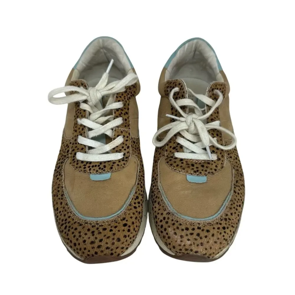 Madewell Kickoff Sneaker Trainer Spot Dot Calf Hair & Nuback - Picture 3 of 11